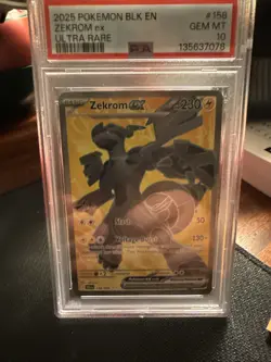 Pokemon TCG Zekrom EX 158/086 Ultra Rare Black Bolt SV PSA 10 - Image 3