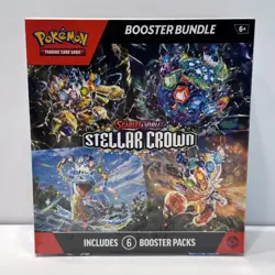 Pokemon TCG Scarlet & Violet Stellar Crown Booster Bundle Factory Sealed - Image 1