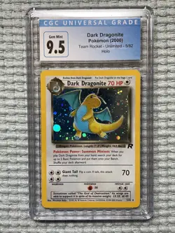 Pokemon TCG Dark Dragonite Team Rocket 22 Regular Unlimited Rare Gem Mint 9.5 - Image 1