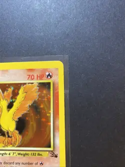 Moltres 12/62 Fossil Holo Unlimited Pokemon WOTC NM - Image 4