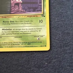 Pokemon TCG WoTC Grimer 48/62 Fossil First Edition Vintage Lightly Played LP+ - Image 5