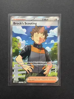 Pokemon TCG - S&V - Journey Together - Brock’s Scouting - 179/159 - Ultra Rare - Image 1