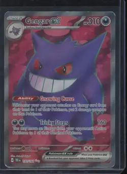 2024 Pokemon Scarlet & Violet Temporal Forces Gengar ex Ultra Rare #193/162 - Image 1