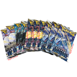 Lot of (10) Pokemon TCG Sword & Shield Silver Tempest Booster Packs - NEW/SEALED - Image 1