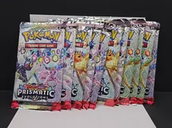POKEMON PRISMATIC EVOLUTIONS LOT OF 11 BOOSTER PACKS FACTORY SEALED - Image 3