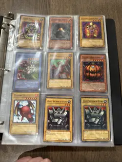 Vintage Yu Gi Oh! Binder Lot 1996 MIXED CONDITION RANDOM RARES/U RARE/RANDOM - Image 1