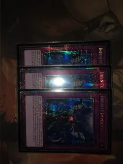 x3 Yu-Gi-Oh MP25-EN032 Infinite Impermanence Starlight Rare Playset - Image 1