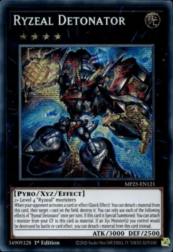 Ryzeal Detonator 1st Prismatic Secret MP25-EN121 Yu-Gi-Oh! - Image 1