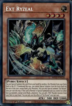 Ext Ryzeal 1st Prismatic Secret MP25-EN120 Yu-Gi-Oh! - Image 1