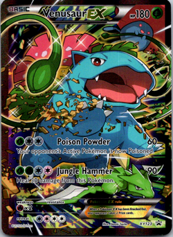 Venusaur EX - XY123 - Pokemon XY Promo Ultra Rare Card XY Near Mint NM - Image 1