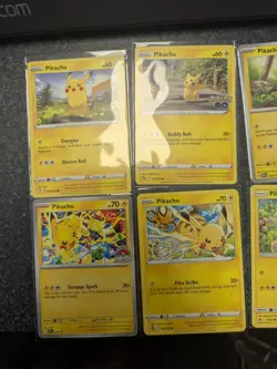 Pokemon TCG Lot Of 21 Assorted Pikachu Cards Fossil Jungle Base Set 2 - Image 2