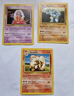 Mix Of 3 Base Set 2 Pokemon Cards Non Holo LP - Image 1