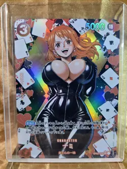 NAMI One Piece Waifu Goddes Card CUSTOM MADE - Image 1