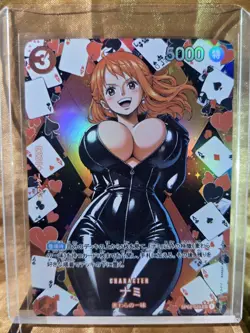 NAMI One Piece Waifu Goddes Card CUSTOM MADE - Image 2