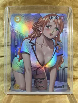 NAMI One Piece Waifu Goddess Card CUSTOM MADE - Image 1