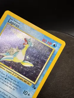 Lapras 10/62 Fossil Set Rare Holo Pokemon Card 1999 WOTC - Image 5