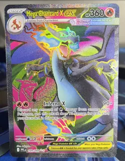 Mega Charizard Ex Full Art 109 Ultra Rare Holo Mint Pokemon Card - Image 1