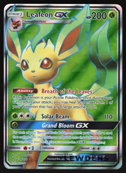 Leafeon GX - 139/156 - Full Art Ultra Rare - Ultra Prism - Pokemon Card - Image 1