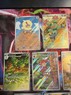 Lot Of 13 Black Bolt Full Art And More Pokemon Cards TCG All Pack Fresh NM - Image 2