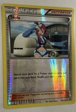 Skyla (134/165) Reverse Holo Trainer Card Boundaries Crossed Pokemon TCG NM - Image 2