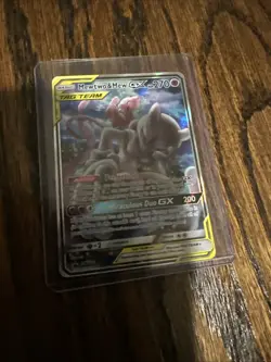 Pokemon TCG Mewtwo & Mew GX Tag Team SM191 Holo Black Star Promo Card 2019 - Image 3