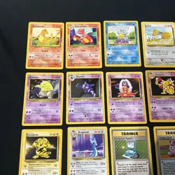 NM Pokemon 16 Card Lot Rares Common Uncommon WOTC English base set - Image 2