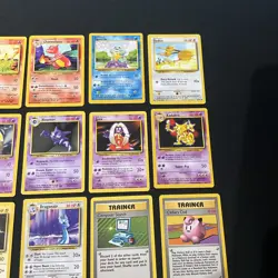 NM Pokemon 16 Card Lot Rares Common Uncommon WOTC English base set - Image 3