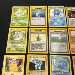 NM Pokemon 16 Card Lot Rares Common Uncommon WOTC English base set - Image 2