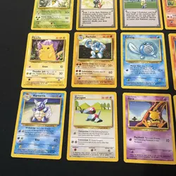 NM Pokemon 16 Card Lot Rares Common Uncommon WOTC English base set - Image 3