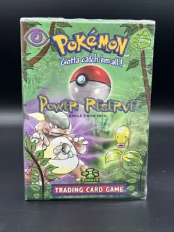 1999 Pokemon Card Jungle Set Power Reserve Theme Deck Sealed - Image 1
