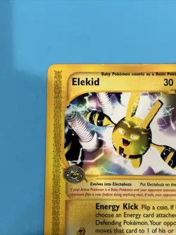 Elekid 9/147 - Aquapolis Rare - eReader-Pokemon Card - NM - Image 3