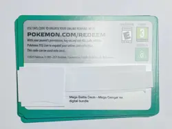 Pokemon Mega Battle Deck - Mega Gengar Ex TCG Code Card Ready to Redeem - Image 1