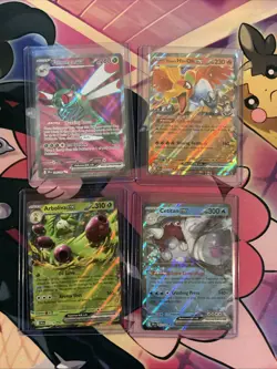 8 Card Lot Of Pokemon Halos ( 4 Mega Evolution And 4 Destine Rivals) - Image 2