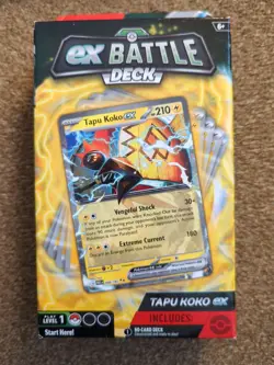 Pokemon Tapu Koko EX Battle Deck, Ready To Play, 60 Cards - Image 1
