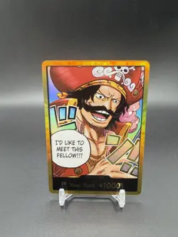 DON!! Card (Gol.D.Roger) (Gold) Carrying On His Will Foil - Image 1