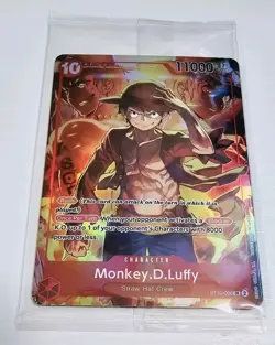 Sealed Promo One Piece CARD Treasure Booster Monkey.D.Luffy ST10-006 SR - Image 3