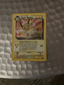 Dark Raichu 83/82 - Team Rocket - WOTC - Pokemon card - Rare - HOLO - HP - Image 1