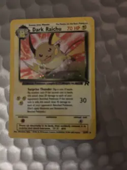 Dark Raichu 83/82 - Team Rocket - WOTC - Pokemon card - Rare - HOLO - HP - Image 2
