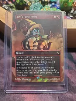 Vivi's Persistence (Borderless) Commander: Final Fantasy Foil - Image 1