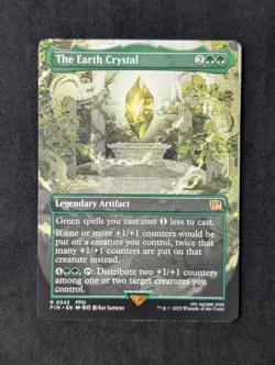 The Earth Crystal (Borderles, Regular) Final Fantasy MTG R0342 Near Mint - Image 1