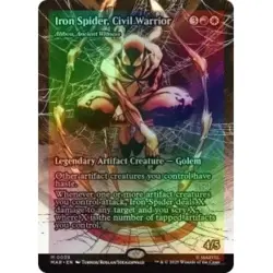 Iron Spider, Civil Warrior - Marvel (MAR) 0039 NM Borderless FOIL MTG - Image 1