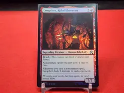 1x Longshot, Rebel Bowman - Foil NM-Mint, English Avatar: the Last Airbender - Image 1