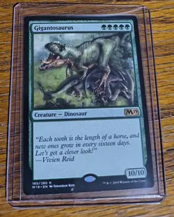 MTG Gigantosaurus Core Set 2019 LP X1 Magic The Gathering - Image 1