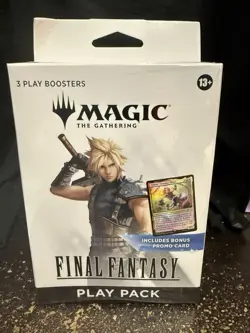 Magic: The Gathering Final Fantasy Play Pack w/ 3 Booster Packs & Promo Zidane!! - Image 1