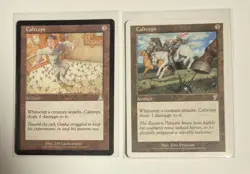 CALTROPS - URZA'S DESTINY 1999 + 7TH ED 2001 MAGIC THE GATHERING MTG LP - Image 1