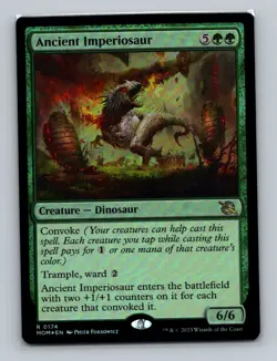 1x MTG - FOIL Ancient Imperiosaur (0174) - March of The Machine - MOM - NM - Image 1