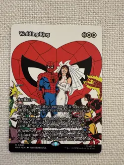 Wedding Ring (Borderless) M0007 Marvel Universe Eternal Spider-Man MTG NM - Image 1