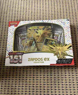 Pokemon TCG - Scarlet and Violet 151 Zapdos EX Collection Sealed Box - Image 1
