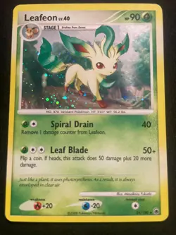 Leafeon 24/100 | 2008 Pokemon Majestic Dawn Holo | LP Lightly Played - Image 1