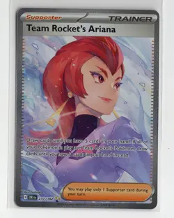 Pokemon Team Rockets Ariana Special Illustration Card 237/182 Destined Rivals NM - Image 1